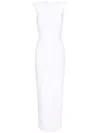 Lethicia Bronstein Gracie V-back Maxi Dress In White