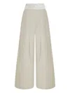 Lethicia Bronstein Lace-insert Pleated Trousers