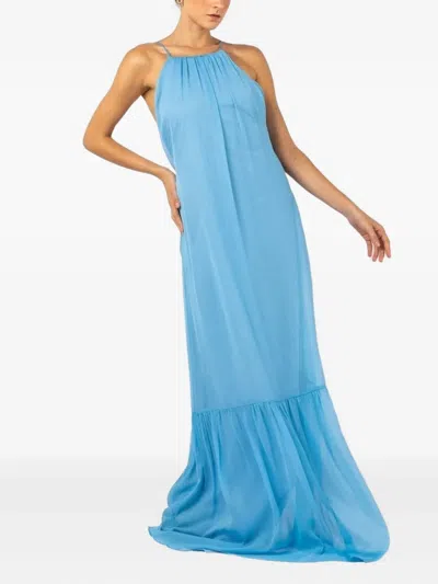 Lethicia Bronstein Orion Maxi Dress In Blue