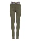 Lethicia Bronstein Sandra Tweed-waistband Skinny Pants