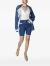 Lethicia Bronstein Silvana Denim Shorts In Blue