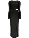 Lethicia Bronstein Sophia Cut-out Maxi Dress In Black