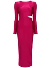 Lethicia Bronstein Sophia Cut-out Maxi Dress In Pink