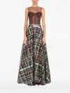 Lethicia Bronstein Têmis Panelled Dress In Brown