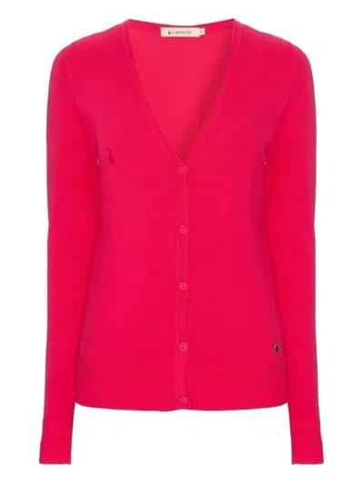 Lethicia Bronstein V-neck Cardigan In Pink