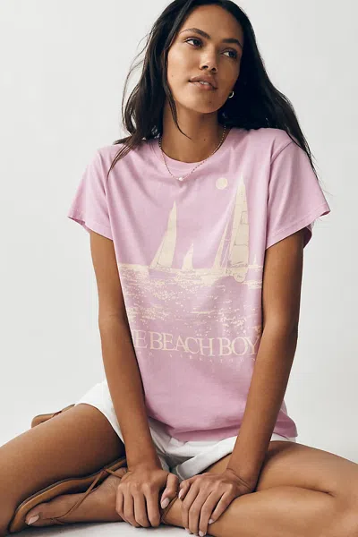 Letluv Beach Boys Cotton Tee In Multi