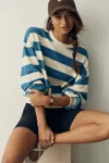 Letluv Cotton Long-sleeve Top In Multi