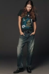 Letluv Janis Joplin Graphic Tee In Gray
