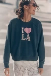 Letluv La Patchwork Sweatshirt In Black