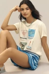 Letluv Matchbook Graphic Tee In White