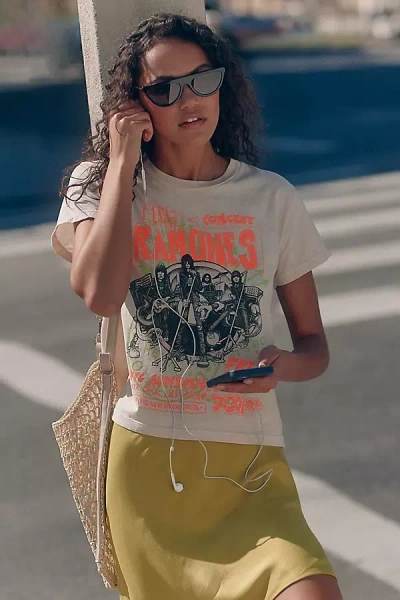 Letluv Ramones Graphic Tee In White