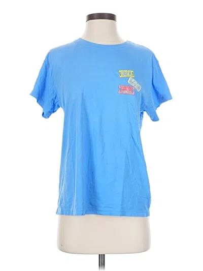 Pre-owned Letluv Short Sleeve T-shirt In Blue