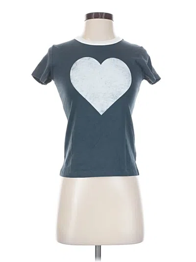 Pre-owned Letluv Short Sleeve T-shirt In Blue