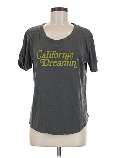 Pre-owned Letluv Short Sleeve T-shirt In Gray