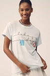 Letluv Summer Day Graphic Tee In Blue