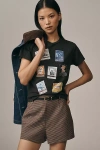 Letluv X Anthropologie Matchbook City Graphic Tee In Black