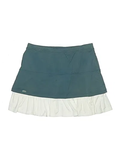 Pre-owned L'etoile Sport Active Skort In Teal