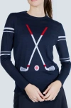 L'etoile Sport Club Sweater 1 In Navy