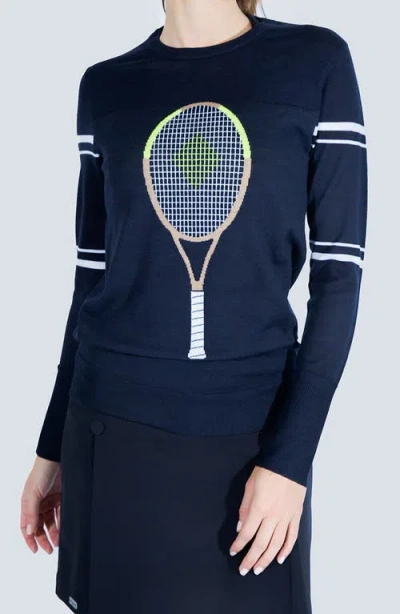 L'etoile Sport Racquet Jumper In Navy