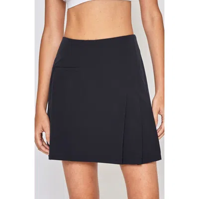 L'etoile Sport Side Pleat Golf Skort In Navy