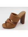Let's See Style Women's Melanie Heeled Sandals In Tan