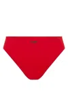 Let's Swim Hipster Bikini Bottoms In Rot