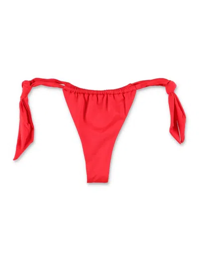 LET'S SWIM LETS SWIM LET’S SWIM BRAZILIAN TIE-SIDE BIKINI BOTTOM