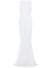 Let's Swim Maxikleid In Netzoptik In Weiss