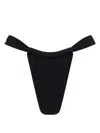 Let's Swim Ruched-detailing Bikini Bottoms In Schwarz