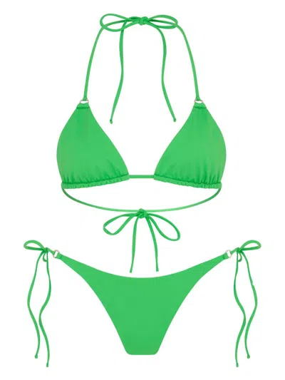 LET'S SWIM SIDE TIE-FASTENING BIKINI BOTTOMS
