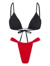 LET'S SWIM TRIANGLE-SHAPE BIKINI