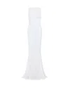 Let's Swim Maxikleid In Netzoptik In White