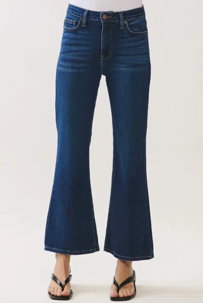 Letter To Juliet Sicily Crop Jeans In Dark Wash In Blue
