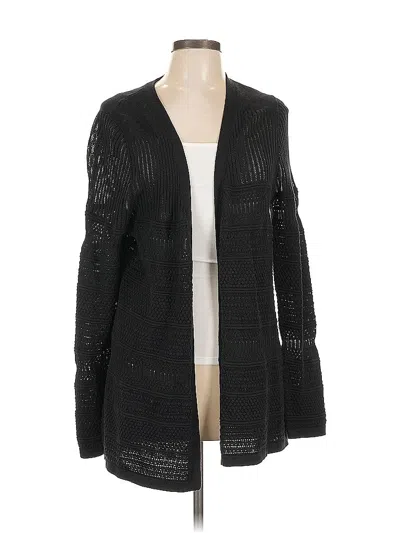 Pre-owned Lety & Me Cardigan Sweater In Black
