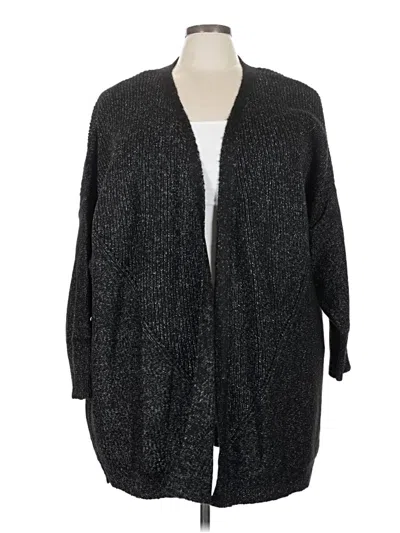 Pre-owned Lety & Me Cardigan Sweater In Black