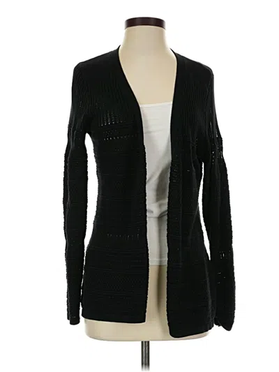 Pre-owned Lety & Me Cardigan Sweater In Black