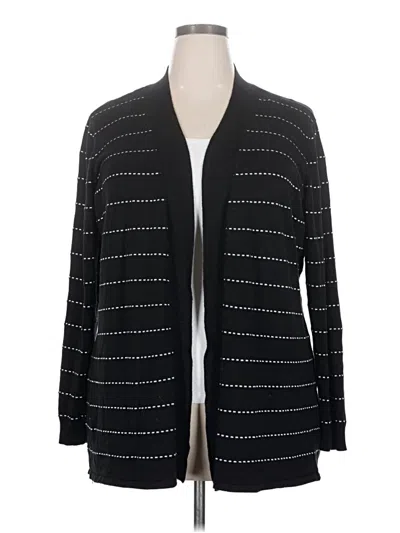 Pre-owned Lety & Me Cardigan Sweater In Black