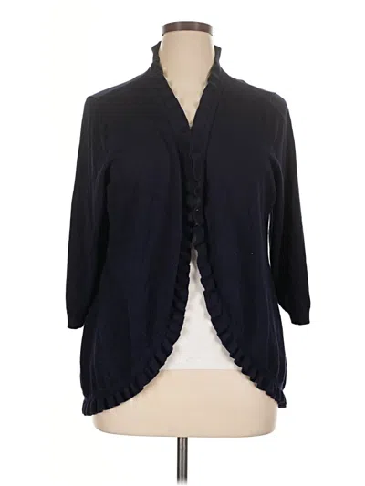 Pre-owned Lety & Me Cardigan Sweater In Black