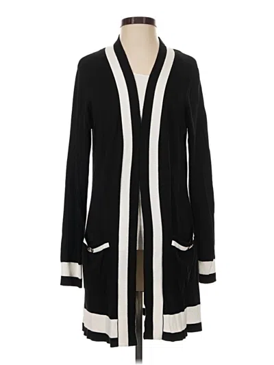 Pre-owned Lety & Me Cardigan Sweater In Black