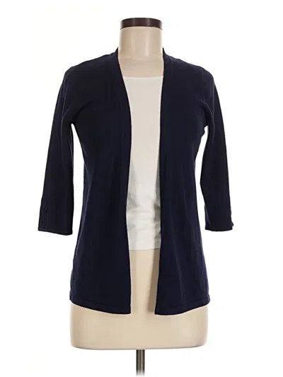 Pre-owned Lety & Me Cardigan Sweater In Blue