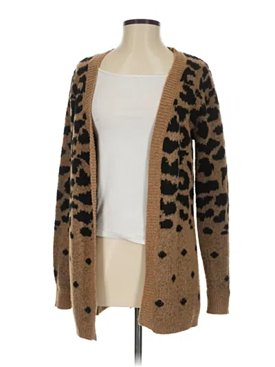 Pre-owned Lety & Me Cardigan Sweater In Brown