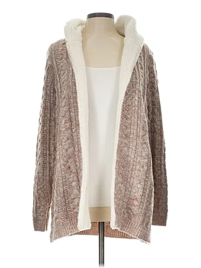 Pre-owned Lety & Me Cardigan Sweater In Brown