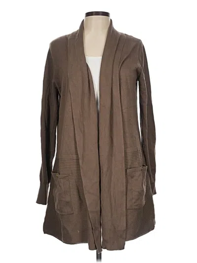 Pre-owned Lety & Me Cardigan Sweater In Brown