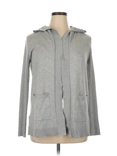 Pre-owned Lety & Me Cardigan Sweater In Gray