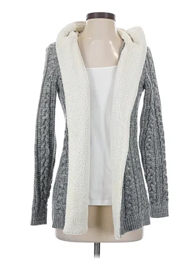 Pre-owned Lety & Me Cardigan Sweater In Gray