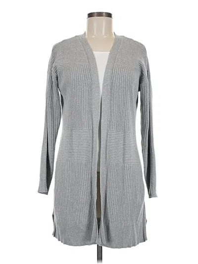 Pre-owned Lety & Me Cardigan Sweater In Gray