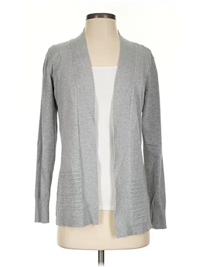 Pre-owned Lety & Me Cardigan Sweater In Gray