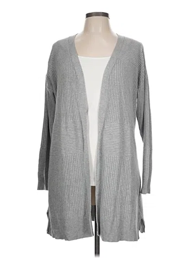Pre-owned Lety & Me Cardigan Sweater In Gray