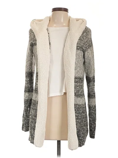 Pre-owned Lety & Me Cardigan Sweater In Gray