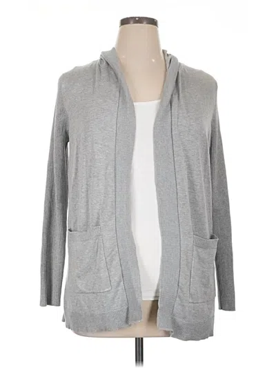 Pre-owned Lety & Me Cardigan Sweater In Gray